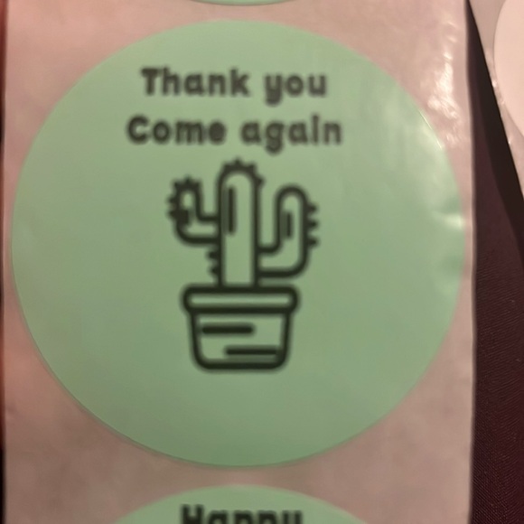 (50)  2” Custom Posh Clóset Stickers Choose Your Colors and Words - Picture 3 of 17